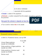 Introduction To Statistics Inference