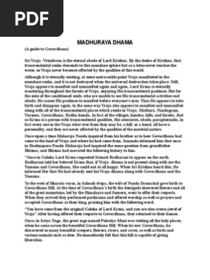 Madhurya Dhama