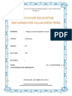 El Ecosistema y La Contaminacion Ambienta