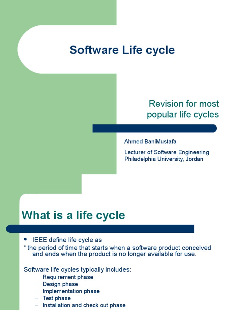 Software Life Cycle Models Overview | PDF | Product Lifecycle ...