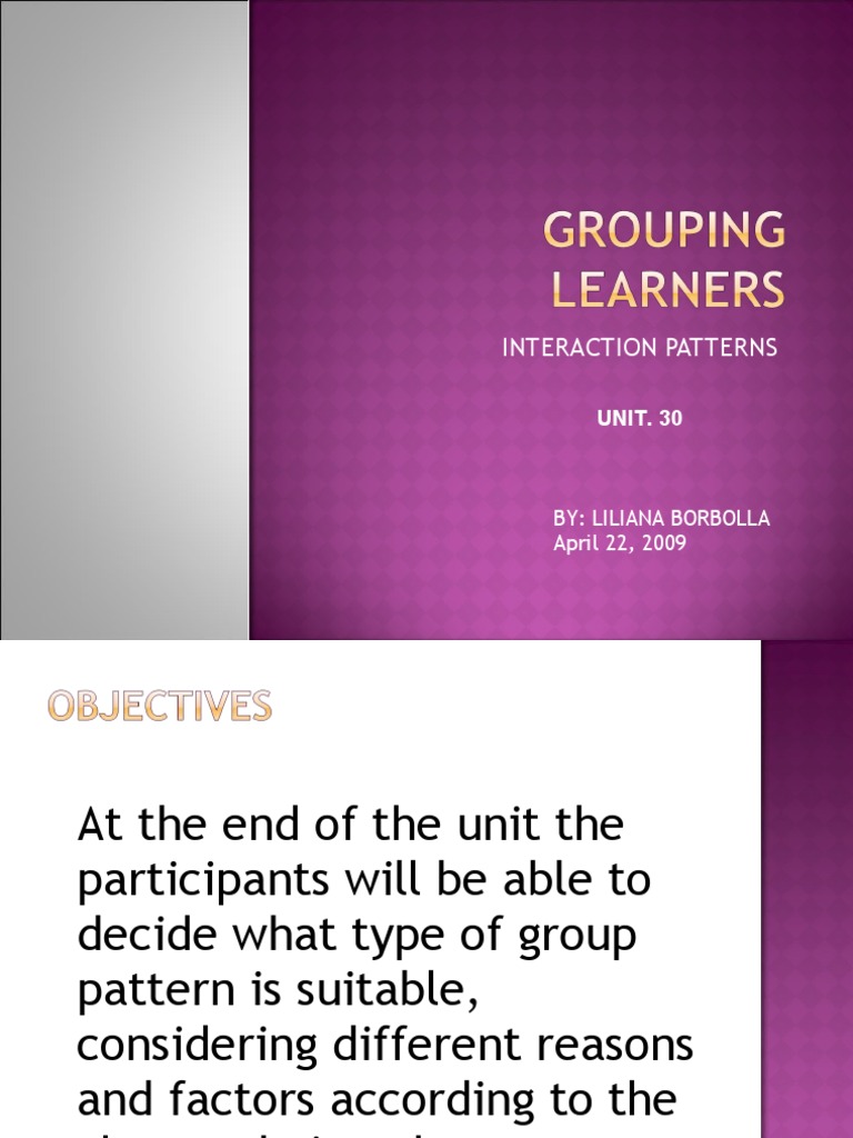 Classroom Interaction Patterns Explained | PDF | Classroom | Classroom ...