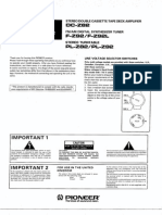 Pioneer DC-Z82 Users Manual