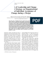 The Impact of Leadership and Change Management Strategy on Organizational C..