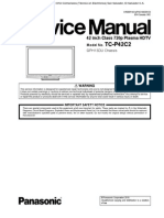 Panasonic TC-P42C2X (Chassi GOPH13DU) Manual de Servicio PLASMA 