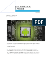 Trucos Para Optimizar Tu Dispositivo Android