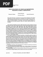 The Evolution of Circular Questions: Training Family Therapists