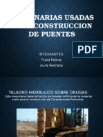 Maquinaria para La Construccion de Puentes y Pasos