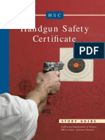 Calif Handgun Safety Certificate