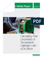 Beamex White Paper - Calculating Total Uncertainty of Temperature Calibration With a Dry Block