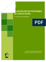 Elaboracion de Programas de Capacitacion