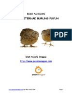 Buku Panduan Cara Beternak Burung Puyuh