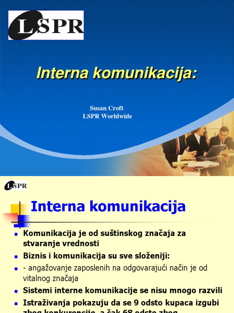Interna Komunikacija | PDF