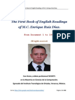 The First Book of English Readings of M.C. Enrique Ruiz Díaz