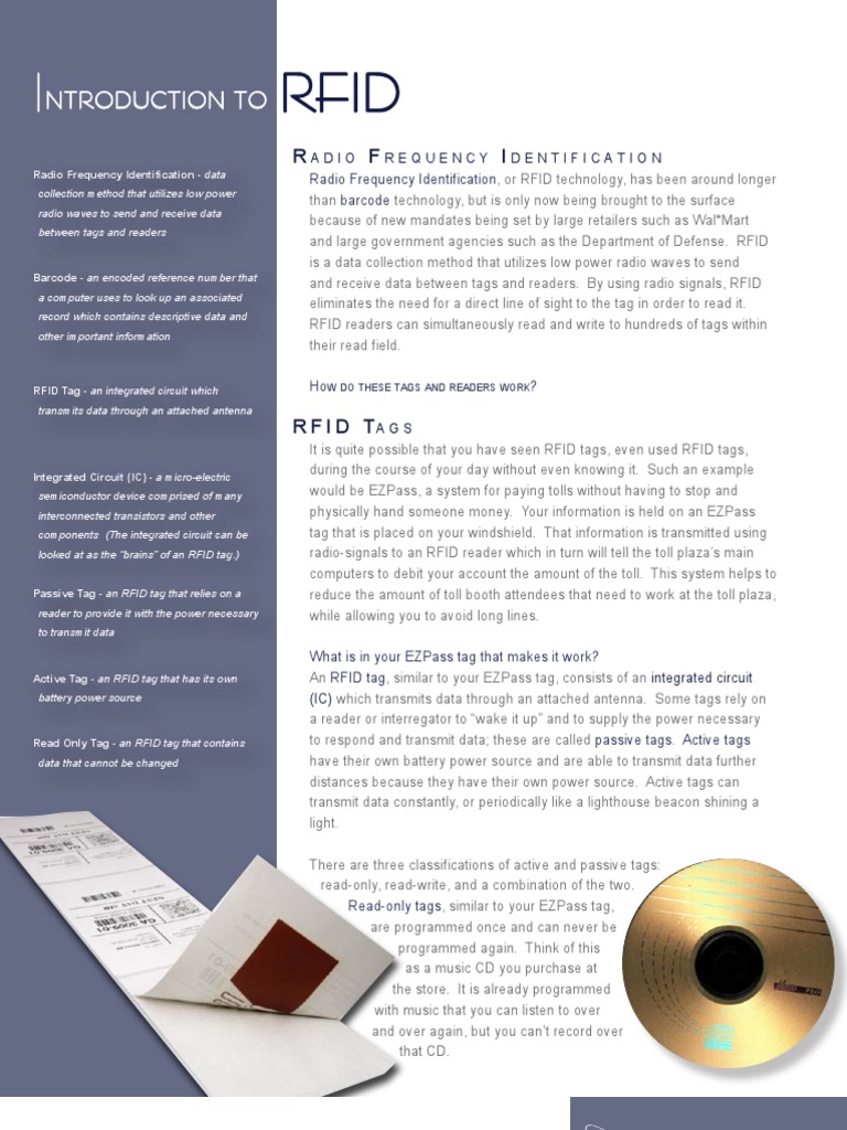 Understanding RFID Technology | PDF | Radio Frequency Identification ...