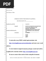 Sample Motion to Vacate Judgment Under CCP Section 473 for California