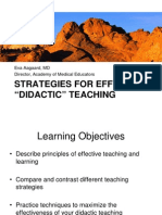 Didactic Teaching