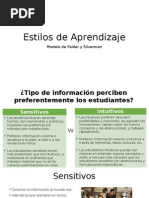Estilos de Aprendizaje