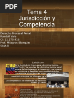 Jurisdicción y Competencia
