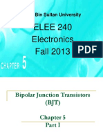 BJT Electronics Chapter on Transistor Operation
