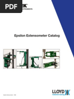 Epsilon Extensometer Catalog