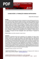 Cosmovisões a Formação Humana Entre Muros