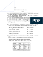 Examen Parcial de fisicoquimica 