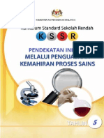 Modul Pendekatan Inkuiri Melalui Penguasaan Kemahiran Proses Sains Thn 5[1]