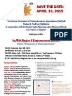 NaFFAA Region 8 Summit on April 18, 2015 - Save the Date!