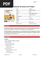 Control y seguimiento con Project: Descripción