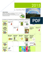 Kindergarten March 2015 Calendar