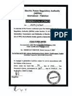 Licenses Issued by NEPRA To Independent Power Producers of Pakistan