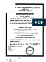 Licenses Issued by NEPRA to Independent Power Producers of Pakistan