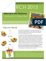 Kindergarten Newsletter FDK March 2015