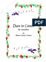Duos Canon- Recorder