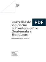 Corredor de Violencia en Borde Guatemala 