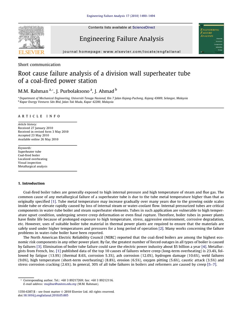 Root Cause Failure Analysis of A Division Wall Superheater Tube of A