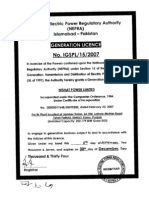 Licenses Issued by NEPRA to Independent Power Producers of Pakistan