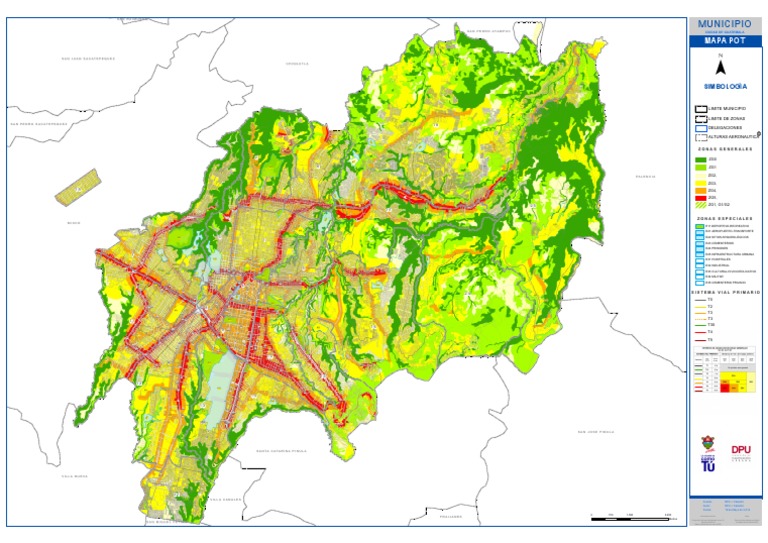 Mapa Pot Municipio de Guatemala | PDF