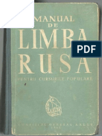 Manual de Limba Rusa 1961