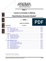Factors To Consider in Making Electrification Economic Studies - 1976
