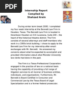 Download Internship Report for MBA and Law Students by Shahzad Asghar Arain SN25748950 doc pdf