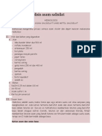 Laporan Hidrolisis Asam Salisilat