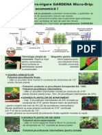 Ghid Pentru Planificarea Si Montarea Sistemului de Micro-irigare GARDENA Micro-Drip