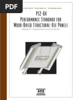 Voluntary Product Standard Ps2-04 Performance Standard For Wood-Based Structural-Use Panels