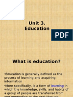 Unit 3 - Education - PIPP