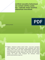 Aktivasi Kortikal Sewaktu Halusinasi Auditori Verbal 