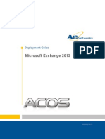 A10 DG Microsoft Exchange 2013