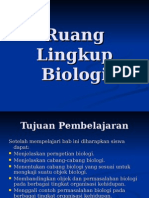 Ruang Lingkup Biologi