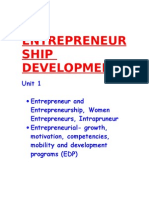 4) Entrepreneur Ship Development