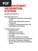 1) Management Information Systems